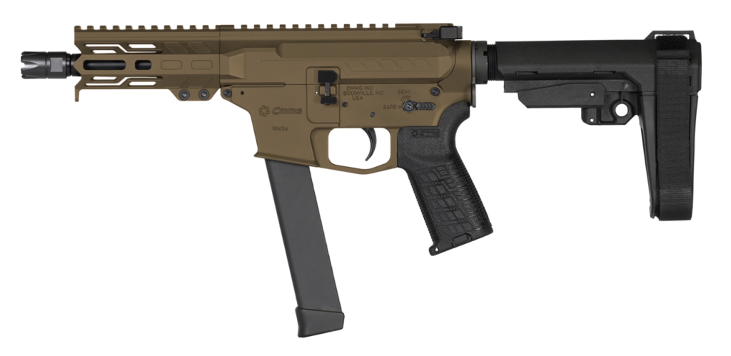 CMMG Banshee MkGs 9mm 5″ Midnight Bronze 99A17BE-MB