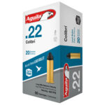 Aguila Colibri Subsonic 22 LR Ammo 20 grain Lead Projectile 500 Rounds (10-50 rd boxes) 1B220337 - View 1