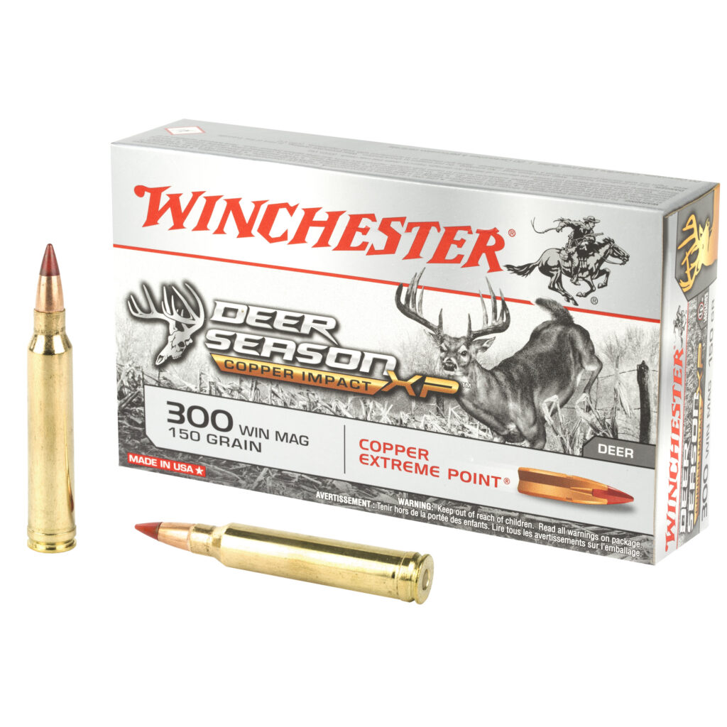 Winchester Deer Season XP 300 Win Mag Ammo 150 grain Extreme Point Tipped Lead Free Case of 200 Rounds Bulk X300DSLF