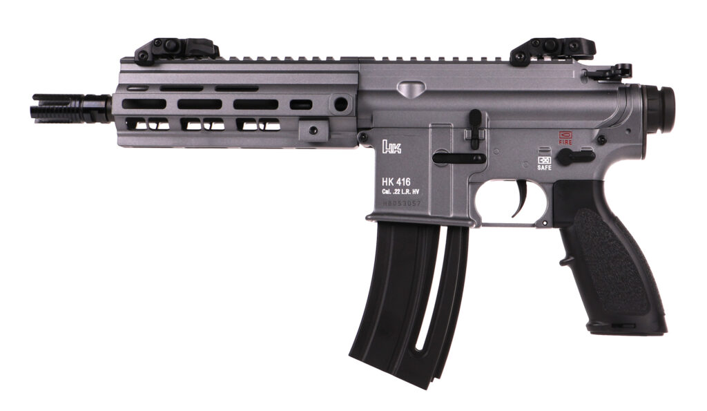 HK Heckler & Koch HK416 22 LR 8″ Barrel Grey 20 Round Capacity 416 81000598
