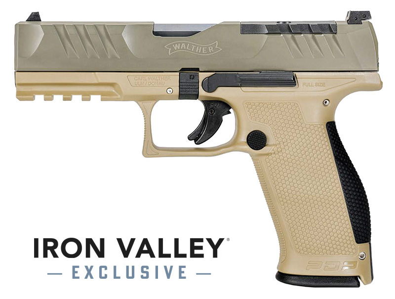 Walther PDP Full-Size 9mm OD Green & FDE Optics Ready 2858380OD