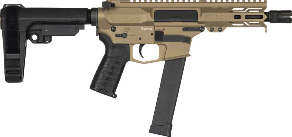 CMMG Banshee 45 ACP Pistol 5″ COYOTE TAN 45A69BB-CT