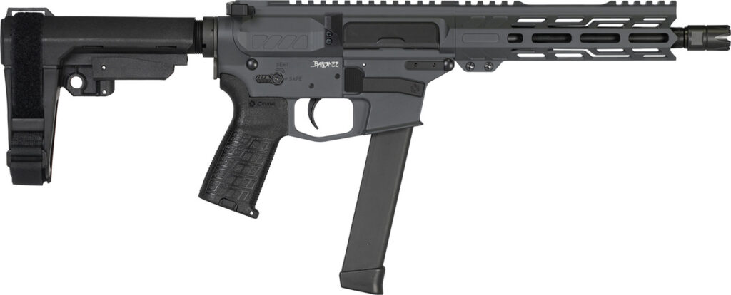CMMG Banshee MkGs 9mm 8″ Barrel Sniper Grey 99A5163-SG