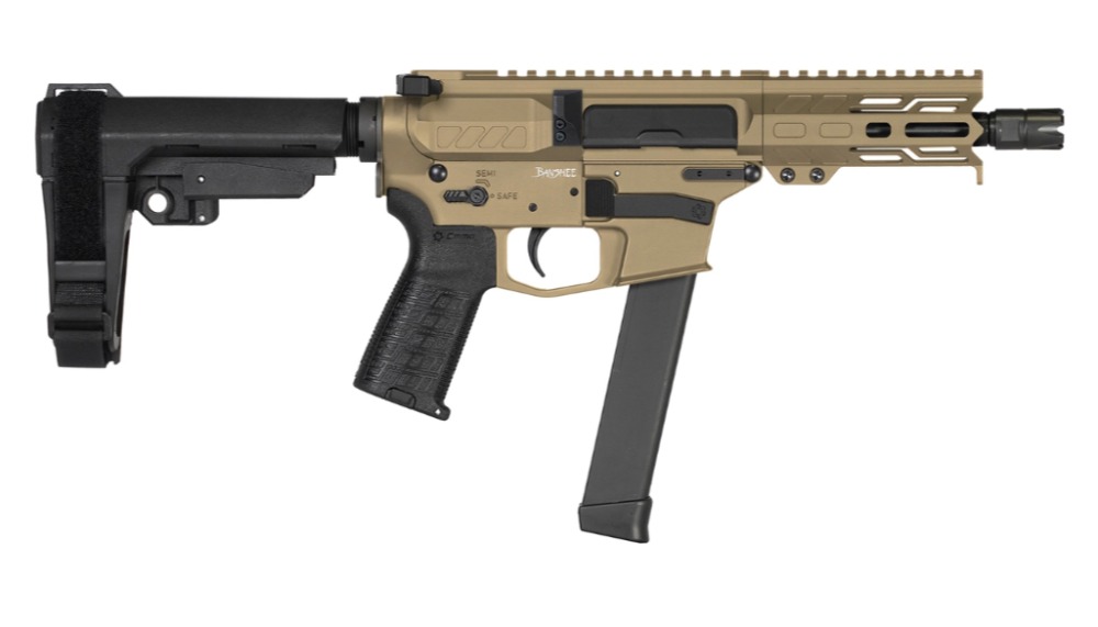 CMMG Banshee 9mm MKGS 5″ Barrel Coyote Tan 99A17BE-CT NO BRACE