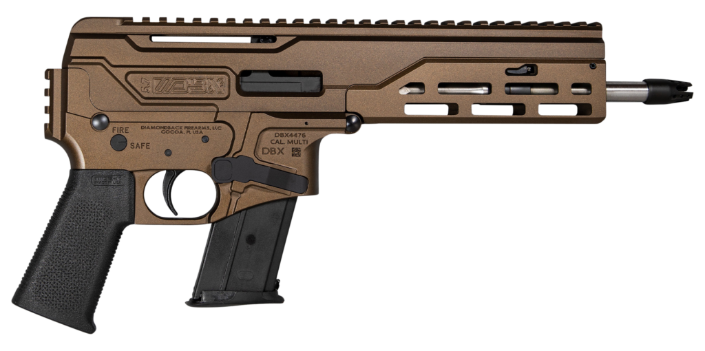 Diamondback DBX CF 5.7x28mm 20+1 8″ Midnight Bronze Cerakote DB1614L071