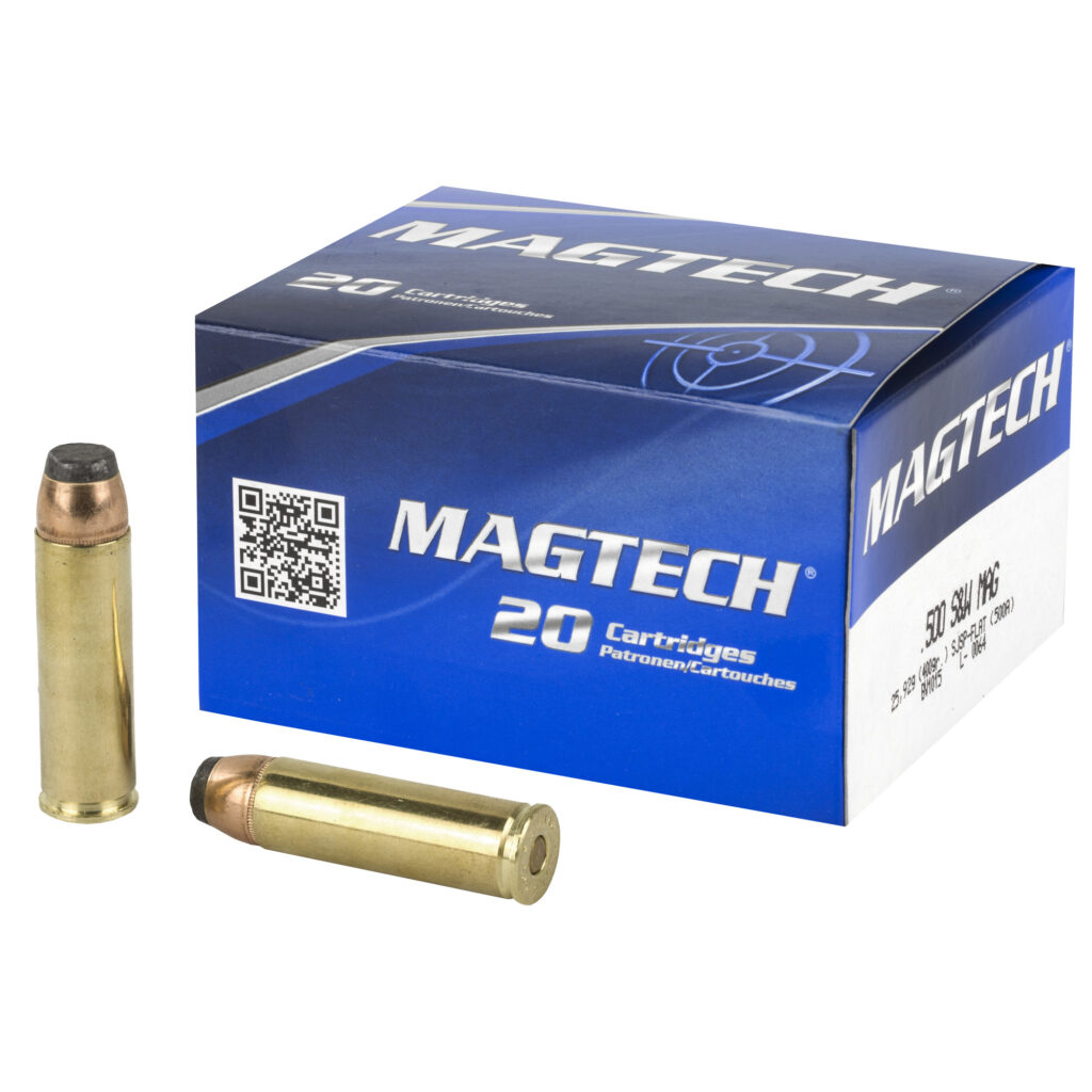 Magtech 500 S&W Magnum Ammo 400 grain Semi-Jacketed Soft Point Case of 500 Rounds 500A