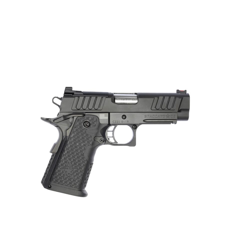 Used Staccato C2 9mm Optics Ready AL Frame Carry Sights Tenicor IWB Holster 3- Mags