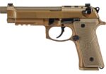 Beretta M9A4 Full Size 9mm FDE – Threaded Barrel, Optics-Ready, Tactical Rail - View 8