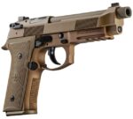 Beretta M9A4 Full Size 9mm FDE – Threaded Barrel, Optics-Ready, Tactical Rail - View 10
