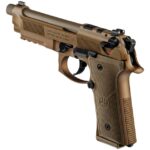 Beretta M9A4 Full Size 9mm FDE – Threaded Barrel, Optics-Ready, Tactical Rail - View 11