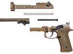 Beretta M9A4 Full Size 9mm FDE – Threaded Barrel, Optics-Ready, Tactical Rail - View 13