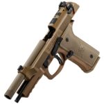 Beretta M9A4 Full Size 9mm FDE – Threaded Barrel, Optics-Ready, Tactical Rail - View 14