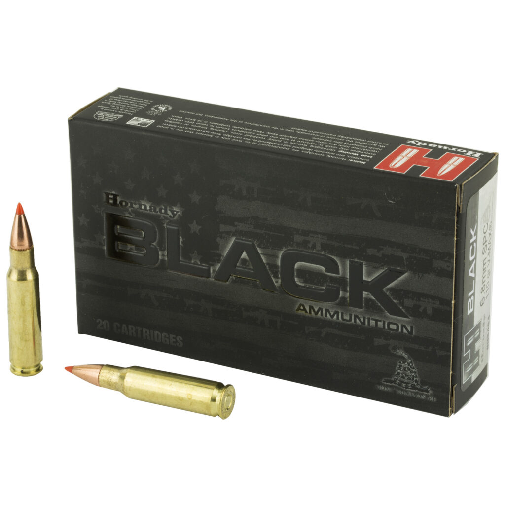 Hornady Black 6.8 Rem SPC Ammo 110 grain V-MAX Tipped Case of 200 Rounds 83464