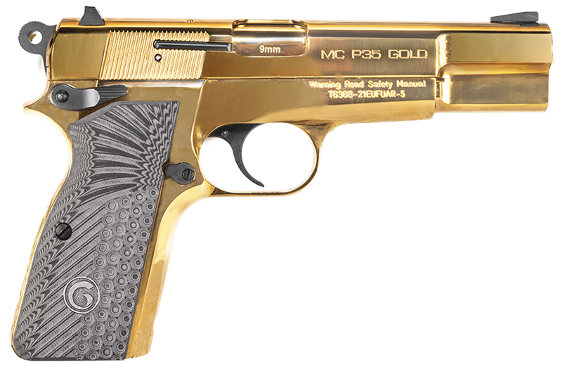 EAA Girsan MCP35 9mm Gold G10 Grips MCP-35 393488