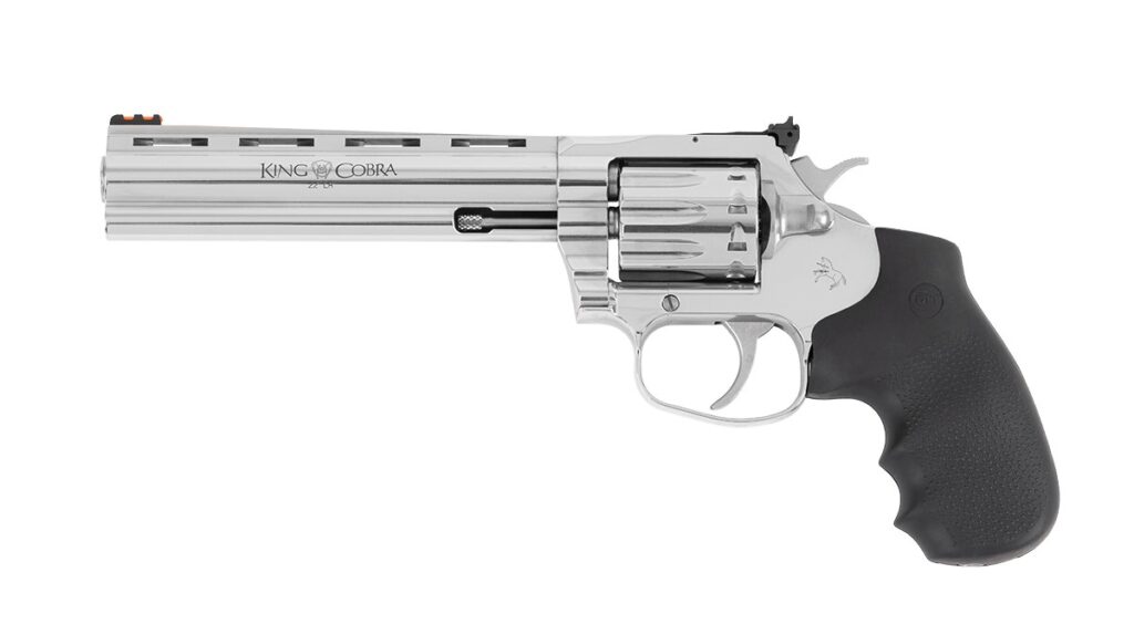 Colt King Cobra 22 LR Stainless Steel 6″ Barrel 10 Shot KCOBRA22-SP6RFO