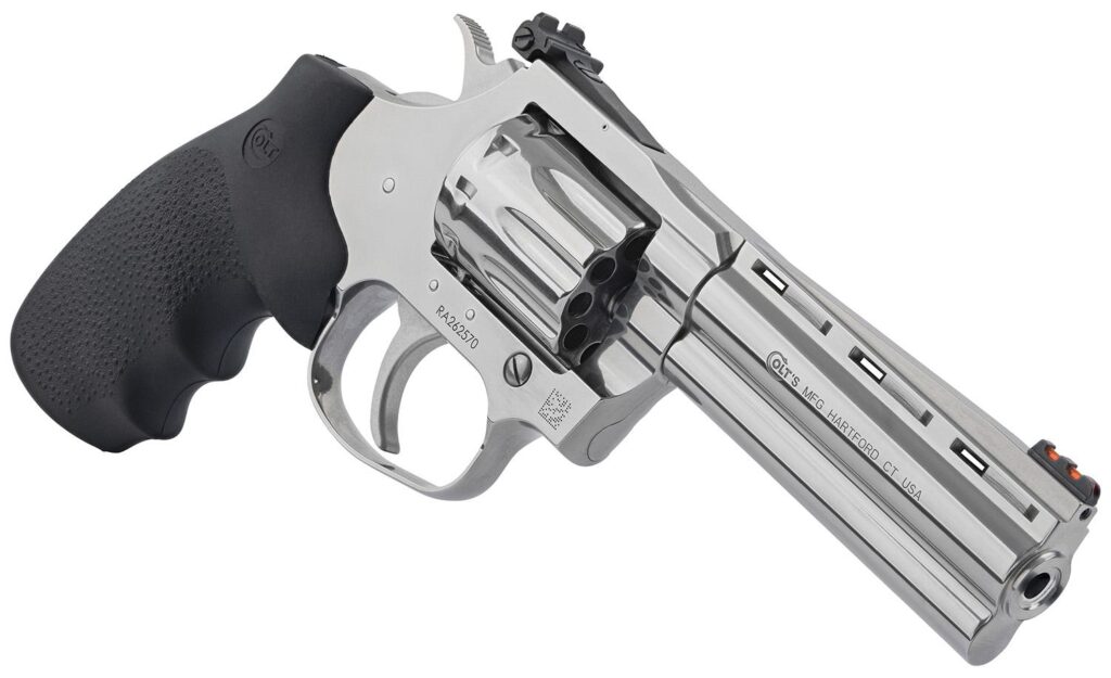 Colt King Cobra 22 LR Stainless Steel 4″ Barrel 10- Shot KCOBRA22-SP4RFO