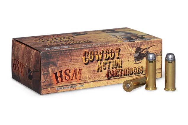 HSM Cowboy Action 44 Magnum Ammo 240 grain Lead Semi-Wadcutter Case of 500 Rounds 44M-1-N