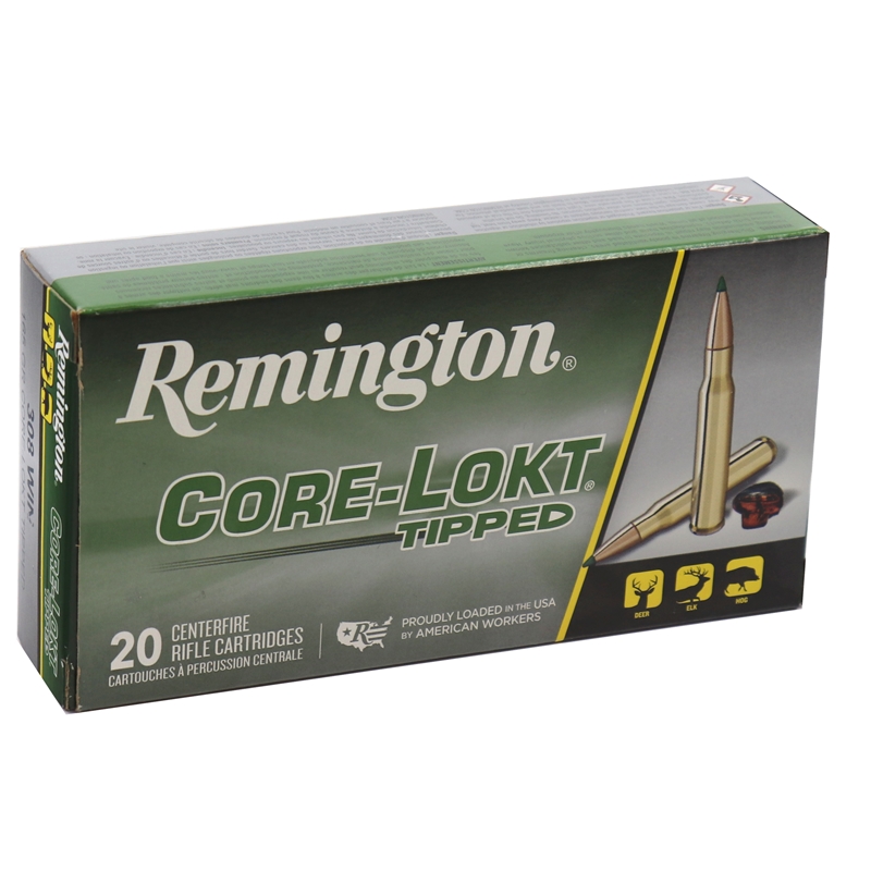 Remington Core-Lokt 308 Winchester Ammo 165 grain Polymer Tip Case of 200 Rounds Bulk RT308WB