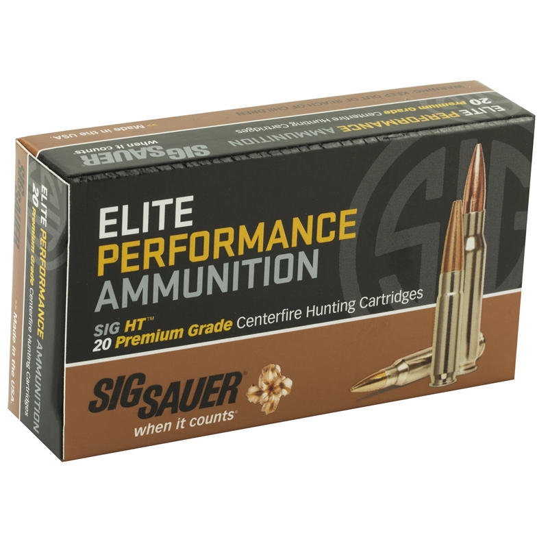 Sig Sauer Elite Performance 300 Blackout Ammo 120 grain Copper HT Case of 200 Rounds E300H1-20