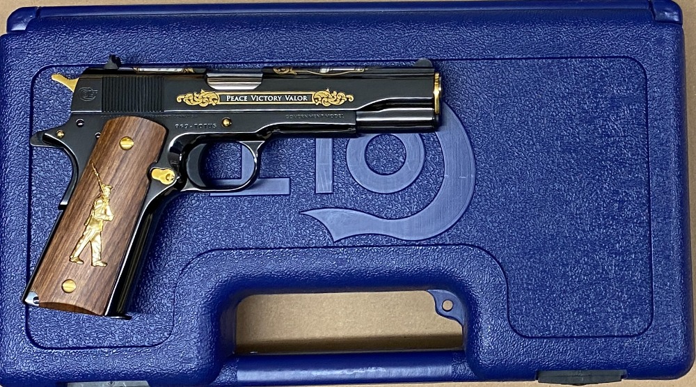 1 of 500 Colt 1911 45 ACP Engraved Tomb of the Unknown Soldier O1911C-TOTUS