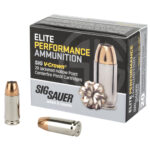 Sig Sauer Elite Performance 9mm Luger Ammo 115 grain V-Crown JHP Box of 20 Rounds E9MMA1-20 – Online Only - View 4