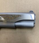 Used Colt Government 1911 38 Super Bright Stainless Steel Engraved O2091 - View 9