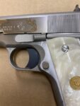 Used Colt Government 1911 38 Super Bright Stainless Steel Engraved O2091 - View 11