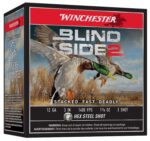 Winchester Blind Side 2 12 GA Ammo 3″ 1-3/8 oz #3 Steel Shot 125 Rounds (5-25 rd boxes) XBS1233 - View 1