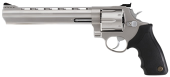 Taurus 44 Standard 44 Rem Mag 6 Round 8.38″ SS Black Rubber Grip 2-440089