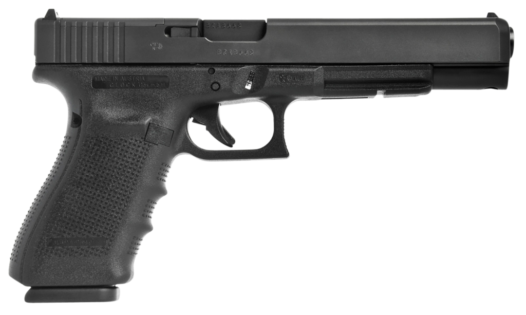Glock G40 Gen4 MOS USA 10mm, 6″ Barrel, Adjustable Sights, Black, 15rd – UG4030103MOS