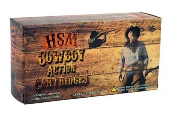 HSM Cowboy Action 38 Special Ammo 158 grain Lead Flat Point Case of 500 Rounds 38-5-N