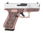 Glock 43X 9mm The Rose Engraved Frame Silver Slide ACG-57070 - View 1