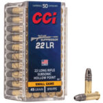 CCI Suppressor 22 LR Ammo 45 grain Lead Hollow Point Case of 5000 Rounds 957 - View 1