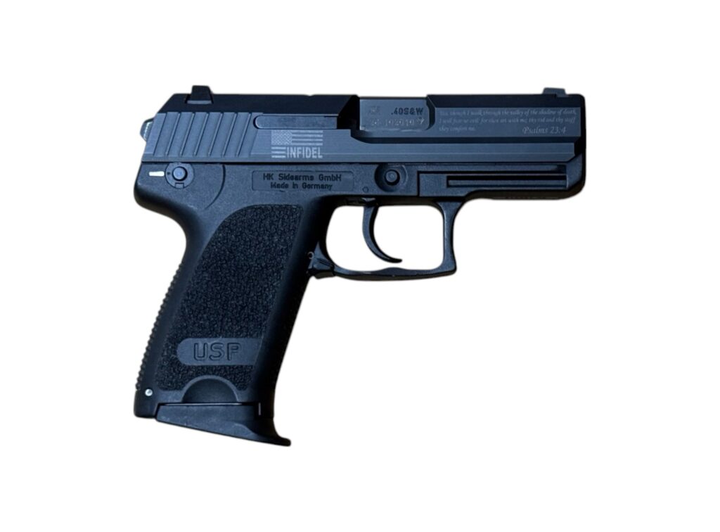 HK USP Compact .40 S&W – V1 DA/SA, Variant 1 Safety/Decocker – 704031-A5
