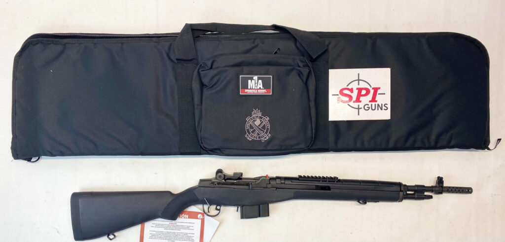 Springfield M1A Scout Squad .308 18in Carbon Bbl Black AA9126-FL First Responder Only