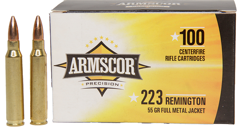 Armscor Precision 223 Remington Ammo 55 grain FMJ Case of 1200 Rounds Bulk 50447