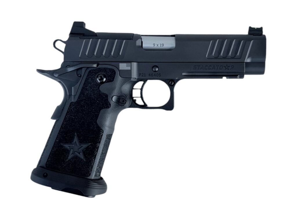 Staccato P 9mm DPO Optics Ready CS Frame G2 Texture Grip 12-1200-000003