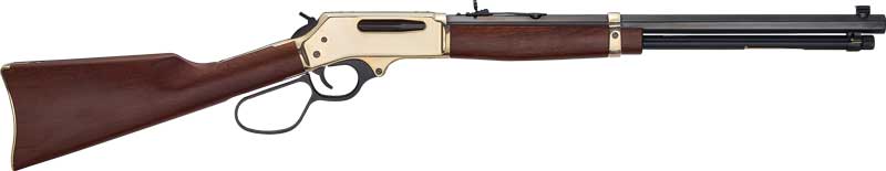 Henry GH009BL Brass Lever .30-30 20″ Octagon Large Loop