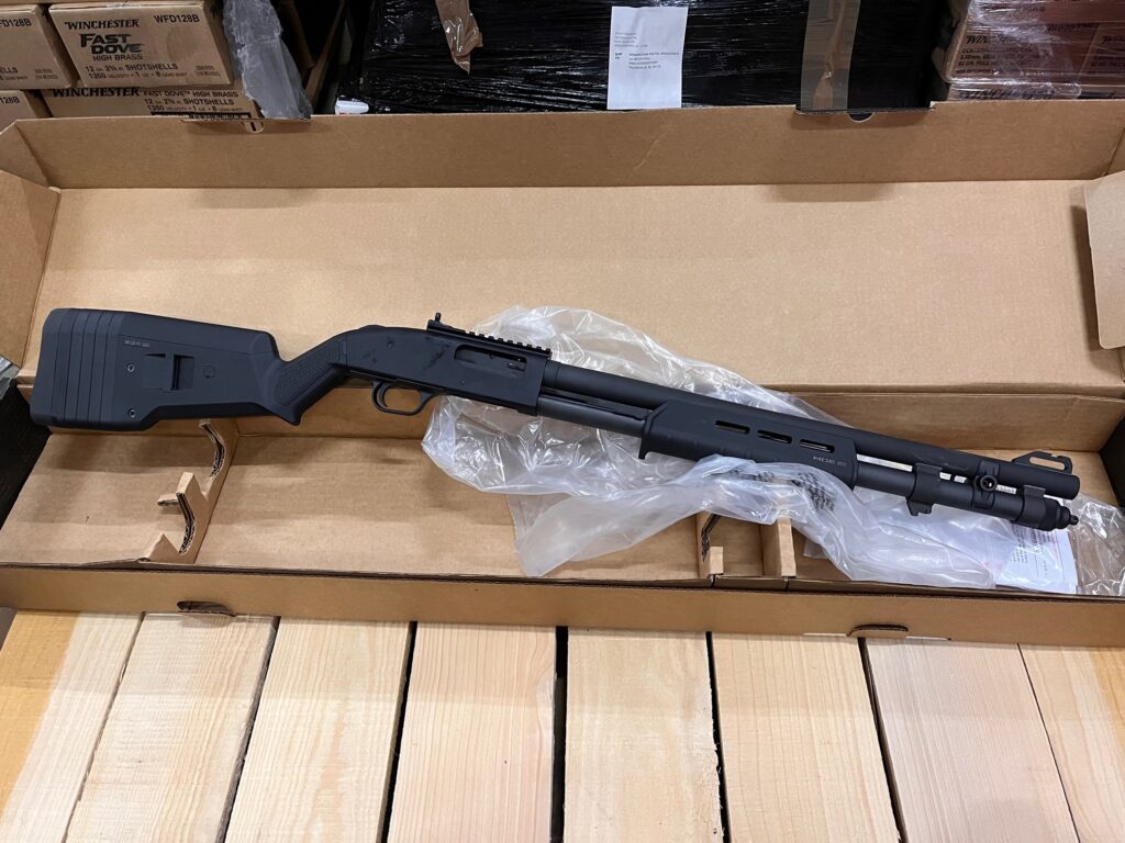 Mossberg 590A1 Tactical 12 Gauge – Demo Model w/ Ghost Ring Sights & Heavy Barrel, 20″ (51773)