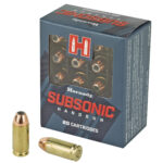 Hornady Subsonic 40 S&W Ammo 180 grain XTP Box of 20 Rounds 91369 - View 2