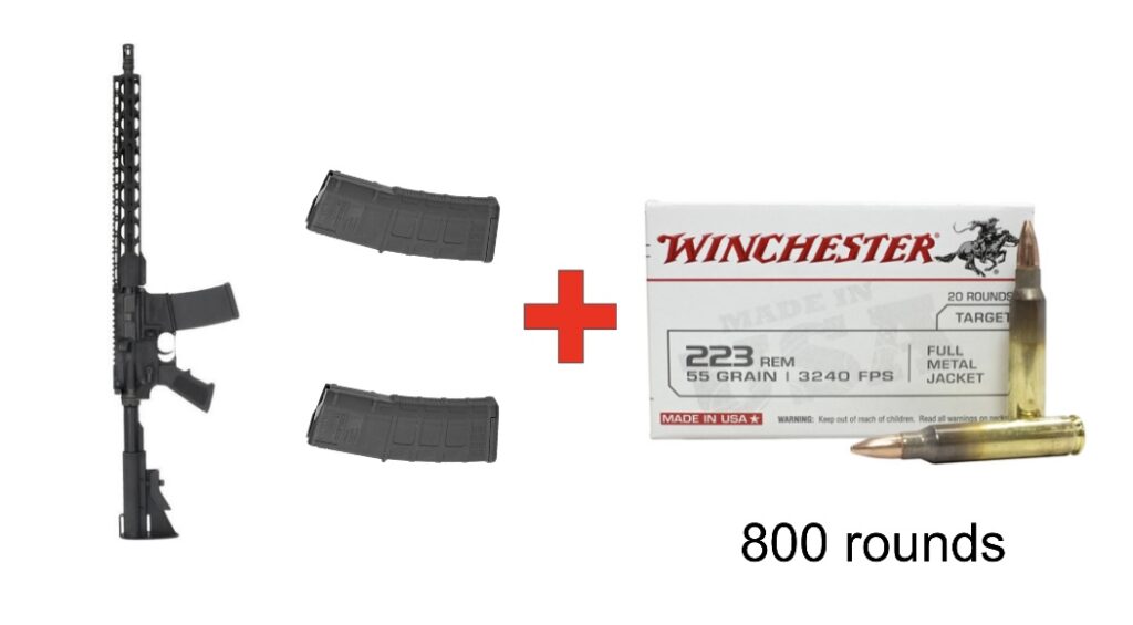 Radical Firearms RF-15 Tactical AR-15 3 mags 150rds of Winchester 223 Sig Romeo 5 Optic