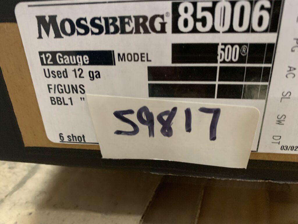 Used Mossberg 500 59817 12G 59817 18 Inch LH