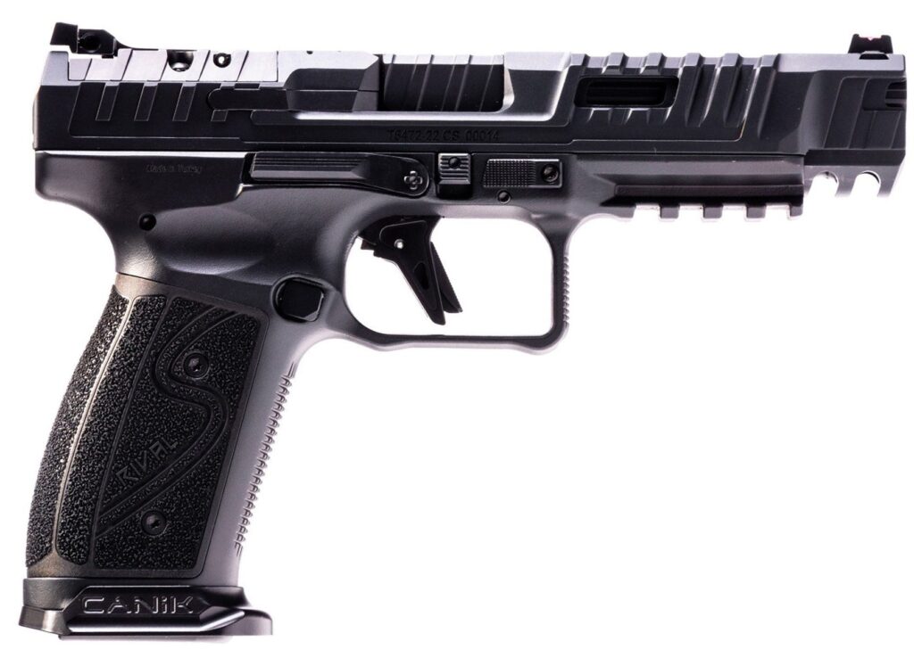 Canik Rival-S 9mm Darkside Steel Frame 5″ Barrel 18 Round Capacity HG7010-N
