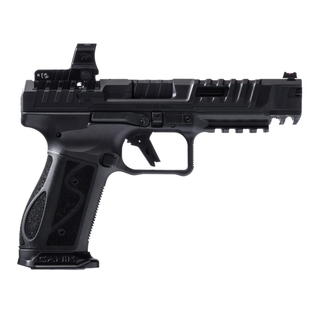 Canik SFX Rival-S Darkside 9mm 5″ Barrel W/ M02 Red Dot HG7607-N