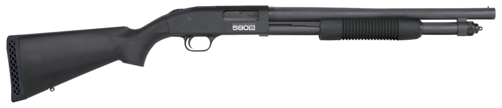 Mossberg 590S Tactical 12 Ga Pump Action 18″ Barrel 9- Shot Optics Ready 51605