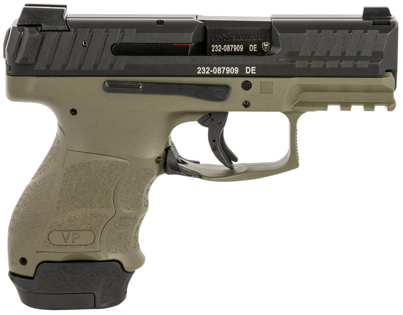 Heckler & Koch Inc VP9SK OD Green 9mm Night Sights 81000815