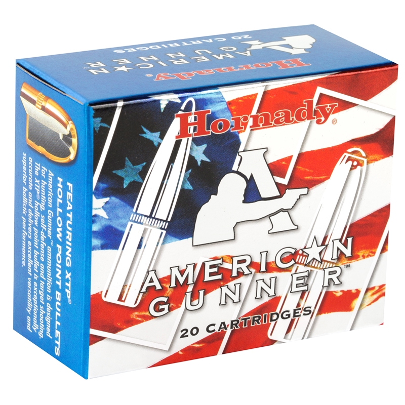 Hornady American Gunner 45 Auto / ACP Ammo 185 grain XTP Box of 20 Rounds 90904 – Online Only