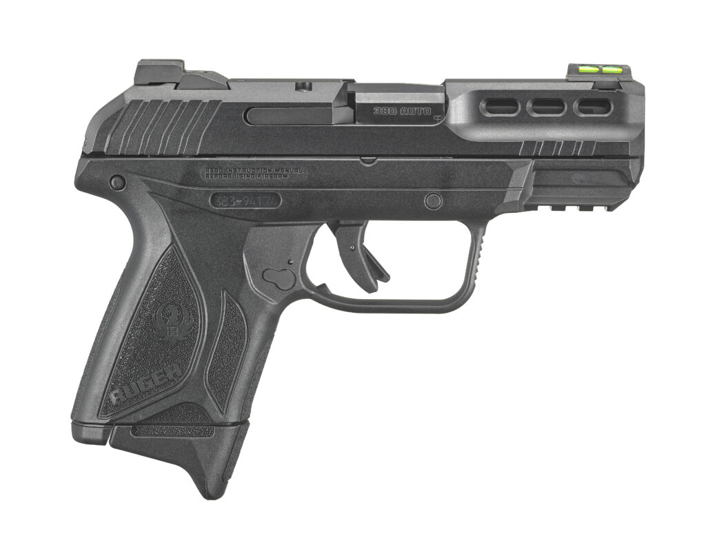Ruger Security-380 380 ACP Fiber Optic Sight 10 Round Capacity Security380 3855