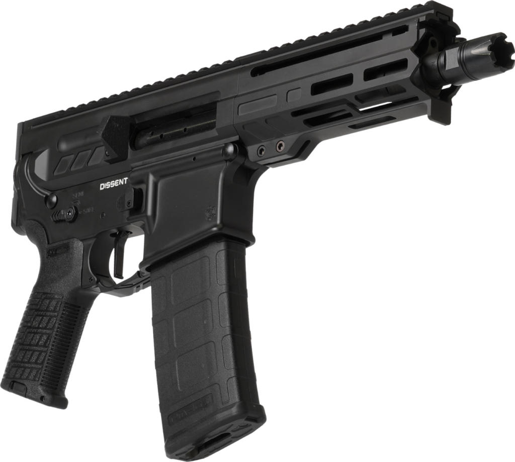 CMMG Dissent 5.56 NATO Armor Black 6.5″ 2-30 rd Magazines 55A938F-AB