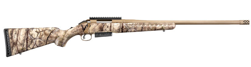 Ruger American Rifle 7MM PRC Go Wild Camo 24″ Threaded Barrel 36948
